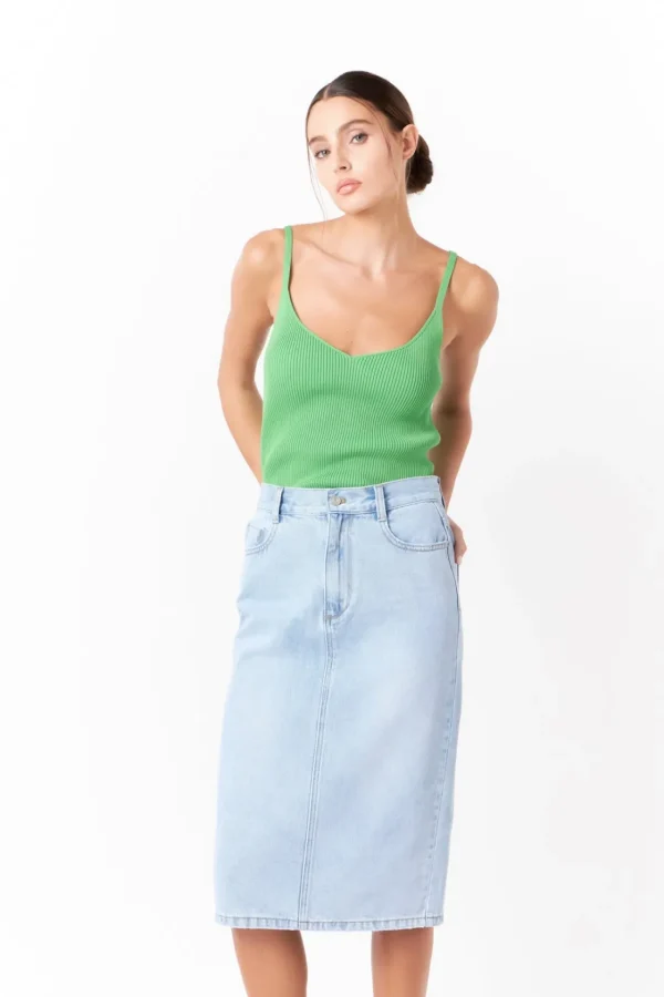 GREY LAB Sweaters & Knits | Tops*- Everday Elevated Strappy Knit Top