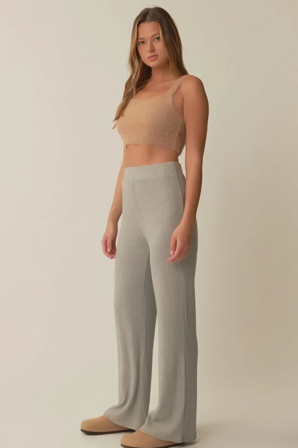 GREY LAB Loungewear | Sweaters & Knits*- Feather Plush Bralette Top BEIGE