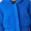 GREY LAB Jackets & Coats | Tops*- Felt Solid Bomber BLUE