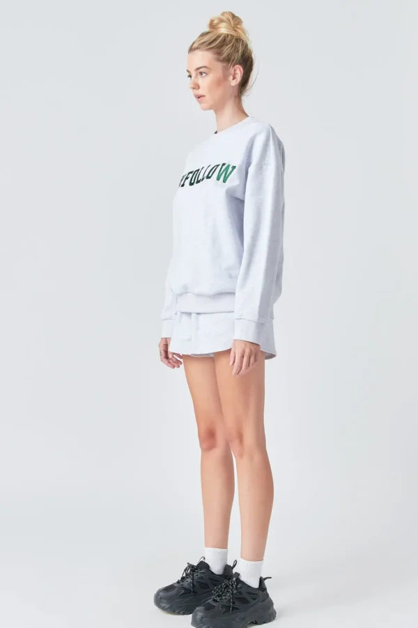 GREY LAB Shorts & Skorts | Tops*- French Terry Shorts HEATHERGREY