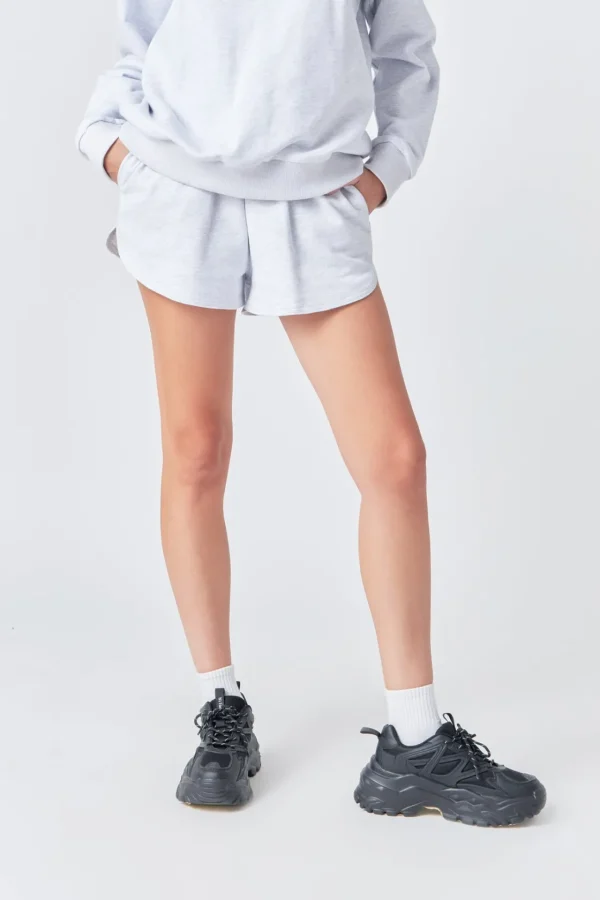 GREY LAB Shorts & Skorts | Tops*- French Terry Shorts HEATHERGREY