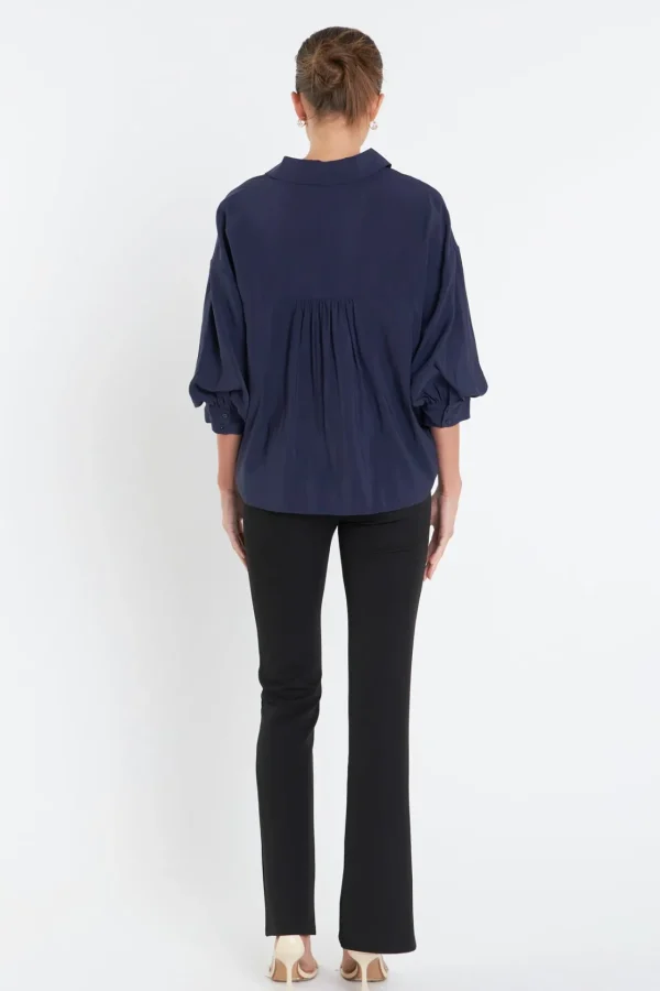 GREY LAB Pants*- Front Slit Flares TAUPE