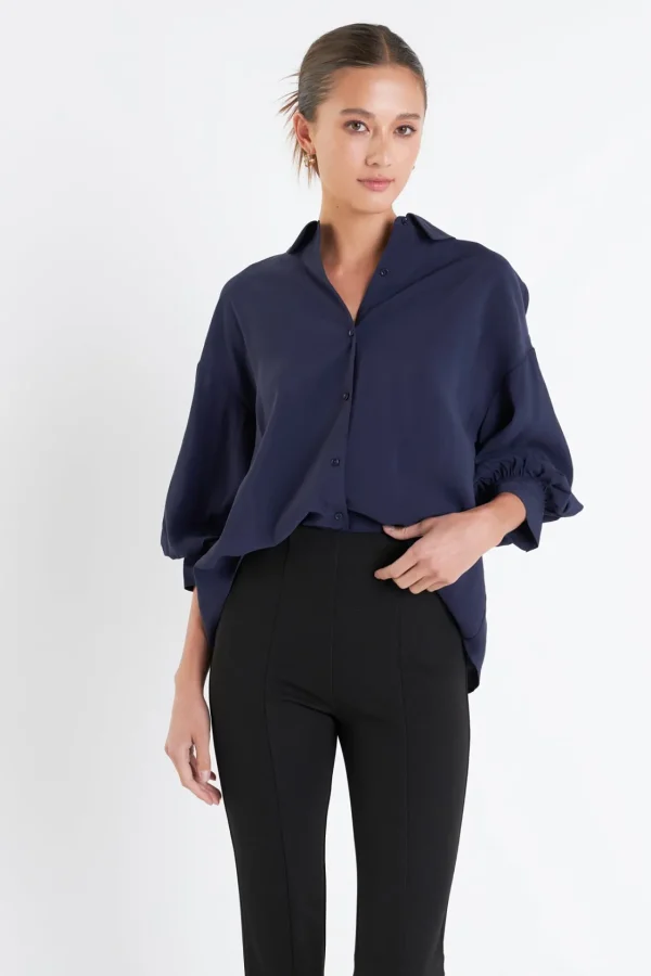 GREY LAB Pants*- Front Slit Flares TAUPE