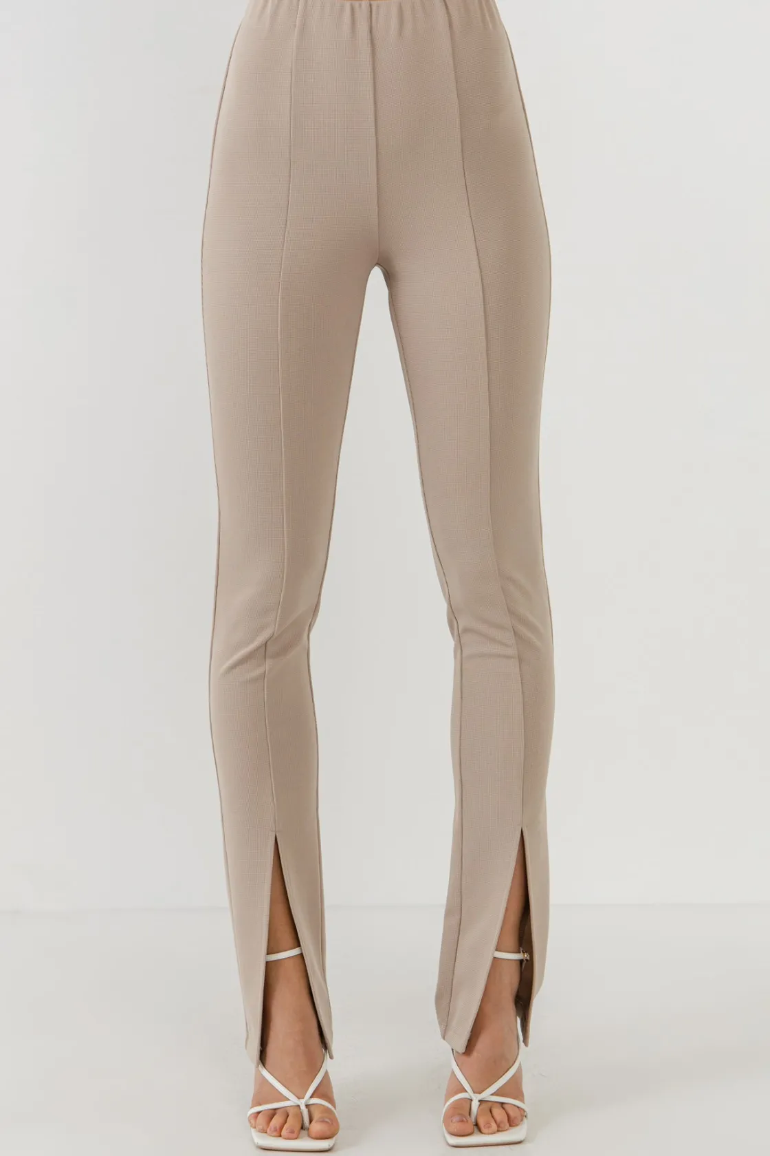 grey_lab__front_slit_flar_8.webp GREY LAB Pants*- Front Slit Flares TAUPE