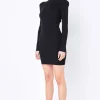 GREY LAB Knit Dresses | Sweaters & Knits*- High Neck Knit Dress BLACK