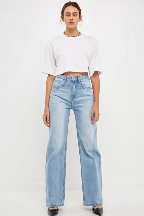 GREY LAB Denim | Tops*- High Waist Jeans