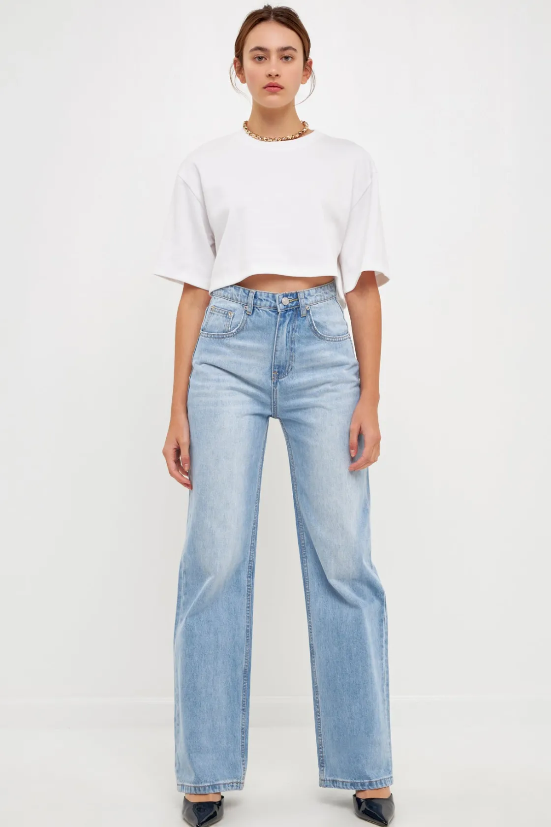 grey_lab__high_waist_jean_1.webp GREY LAB Denim | Tops*- High Waist Jeans