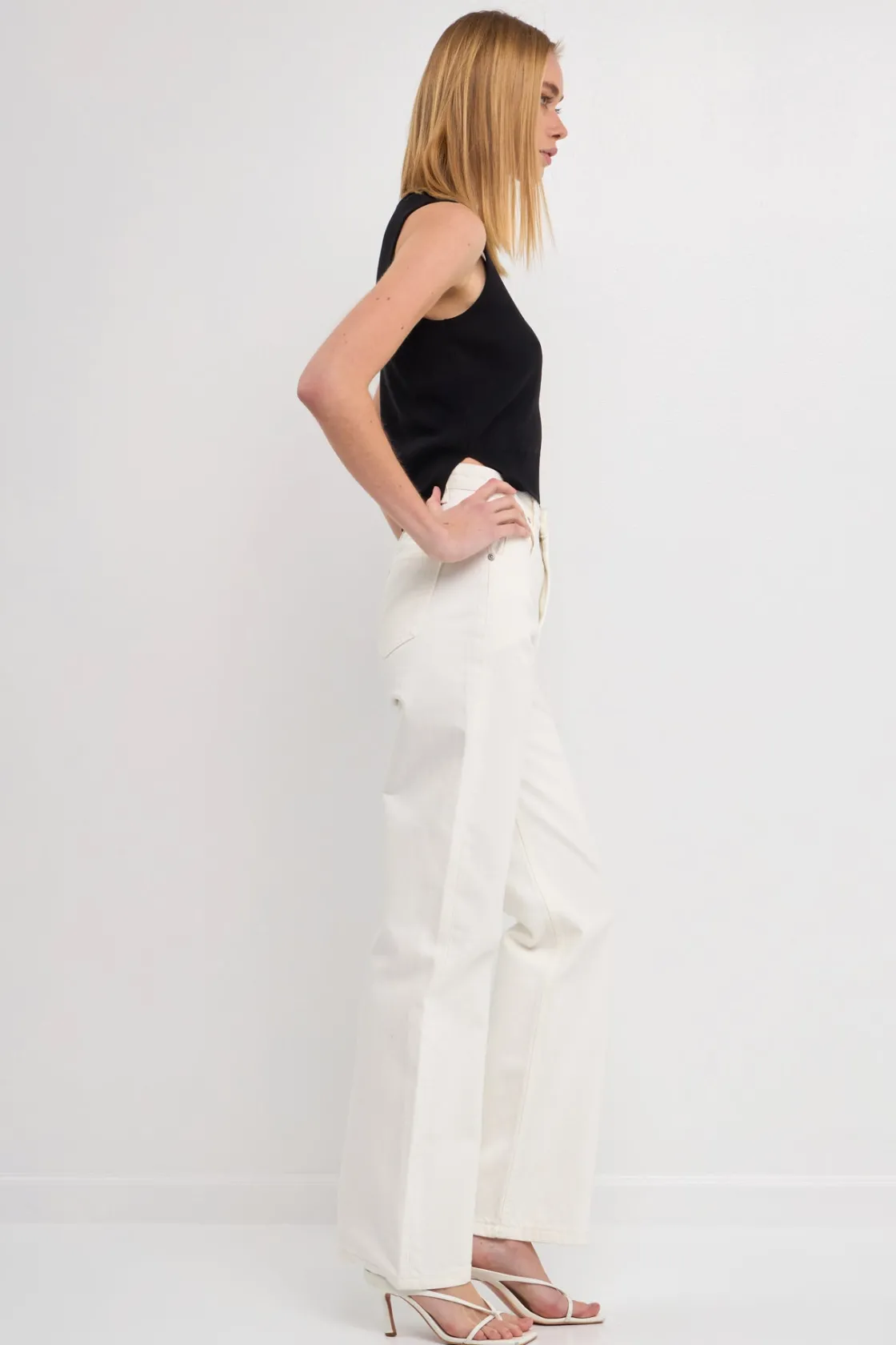 grey_lab__high_waist_jean_11.webp GREY LAB Denim | Tops*- High Waist Jeans