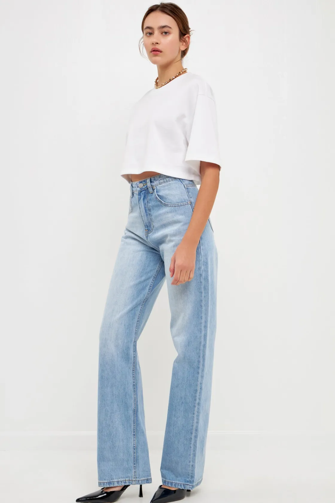 grey_lab__high_waist_jean_2.webp GREY LAB Denim | Tops*- High Waist Jeans