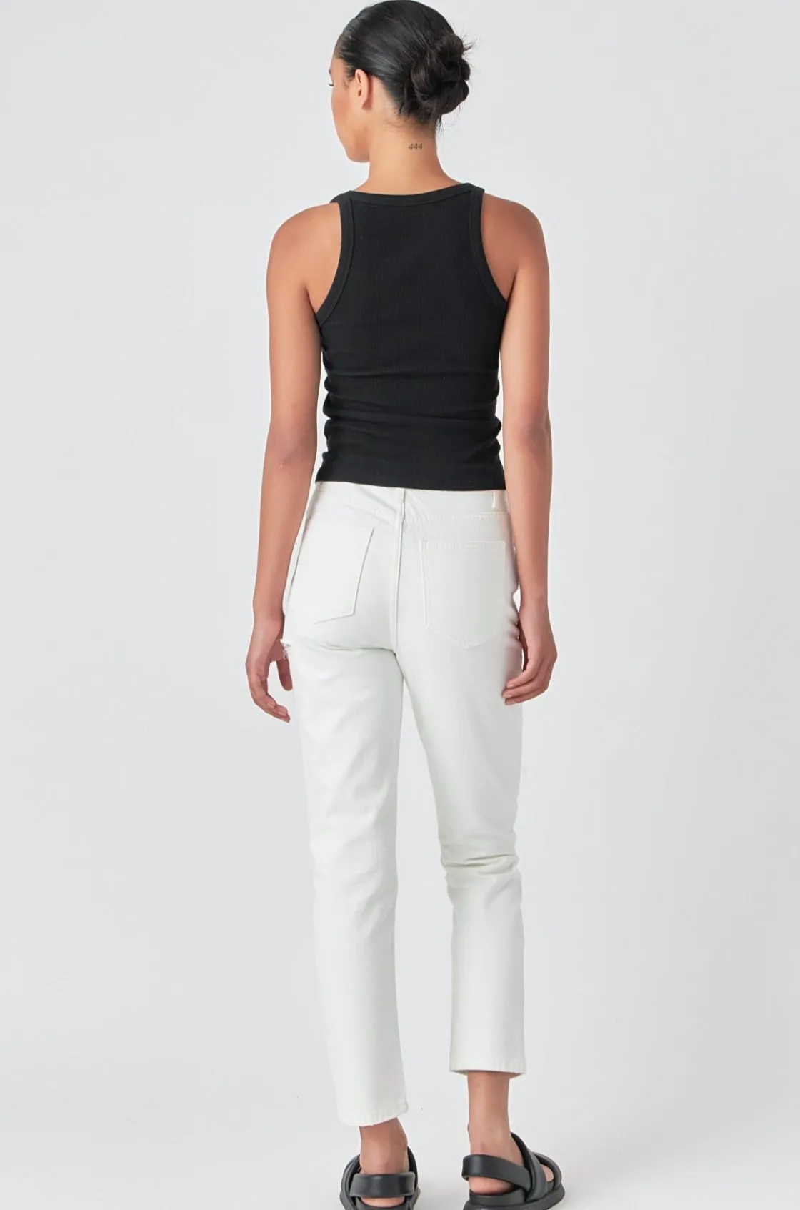 grey_lab__high_waist_ripp_4.webp GREY LAB Denim | Tops*- High Waist Ripped Jeans