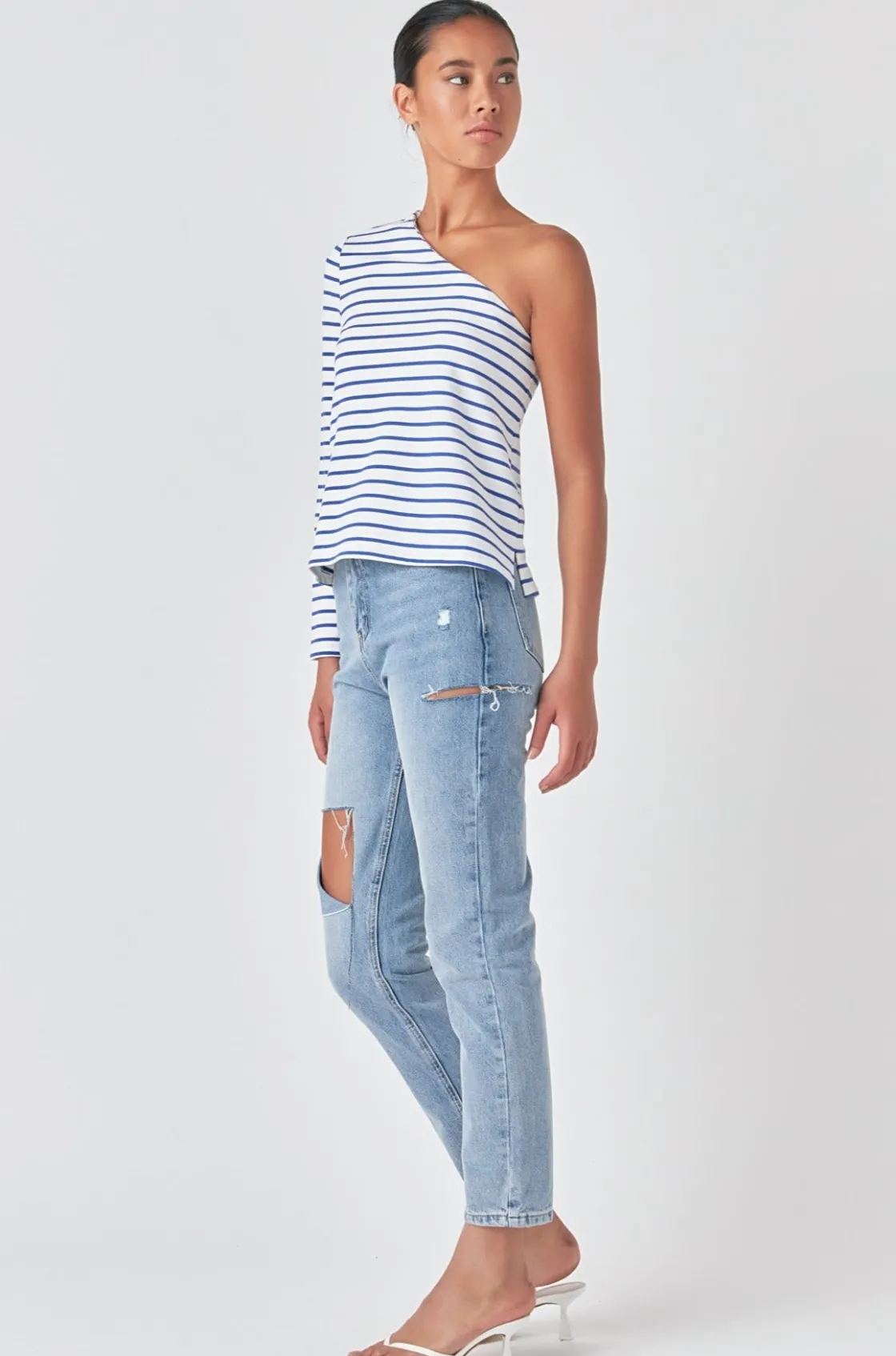 grey_lab__high_waist_ripp_7.webp GREY LAB Denim | Tops*- High Waist Ripped Jeans