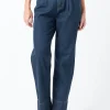 GREY LAB Denim | Matching Sets*- High Waisted Wide Leg Pants NAVY