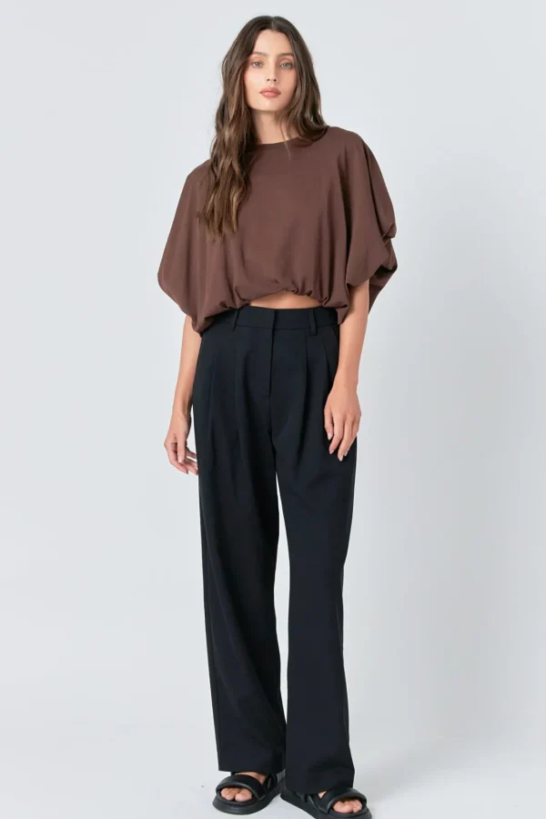 GREY LAB Tops*- High-Low Cropped T-Shirt