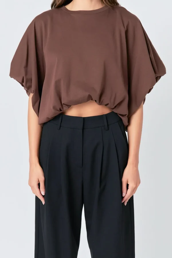 GREY LAB Tops*- High-Low Cropped T-Shirt