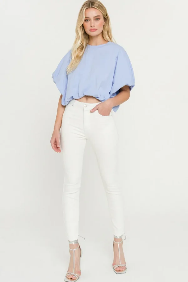 GREY LAB Tops*- High-Low Cropped T-Shirt
