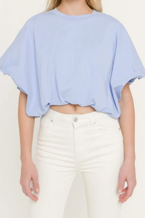 GREY LAB Tops*- High-Low Cropped T-Shirt