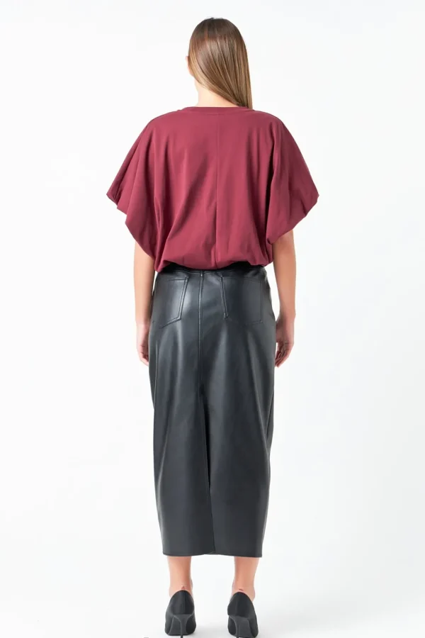 GREY LAB Tops*- High-Low Cropped T-Shirt