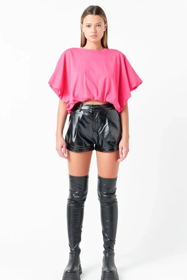 GREY LAB Tops*- High-Low Cropped T-Shirt