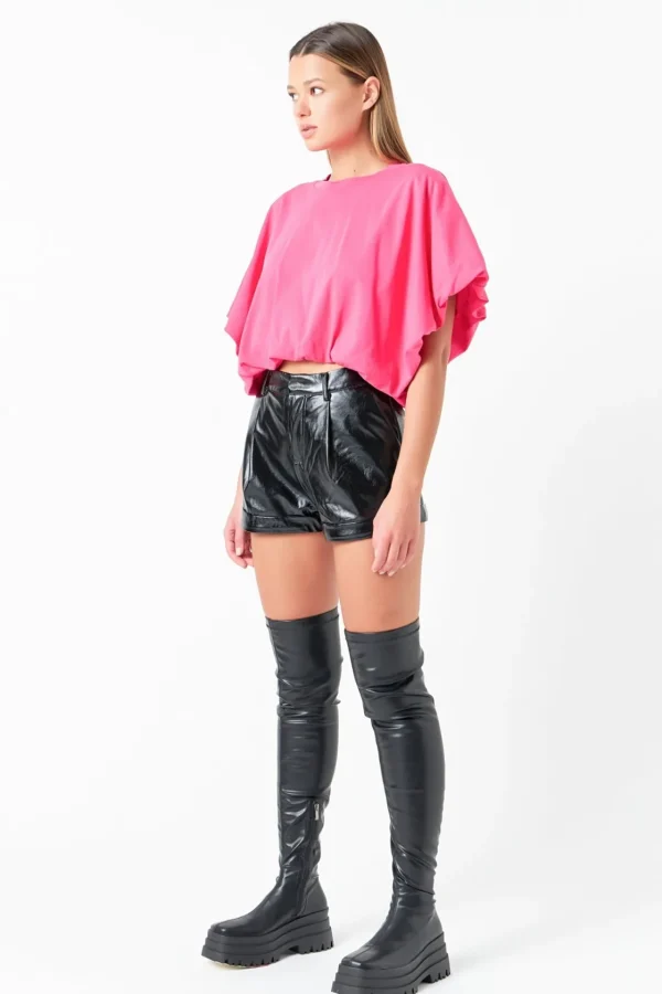 GREY LAB Tops*- High-Low Cropped T-Shirt