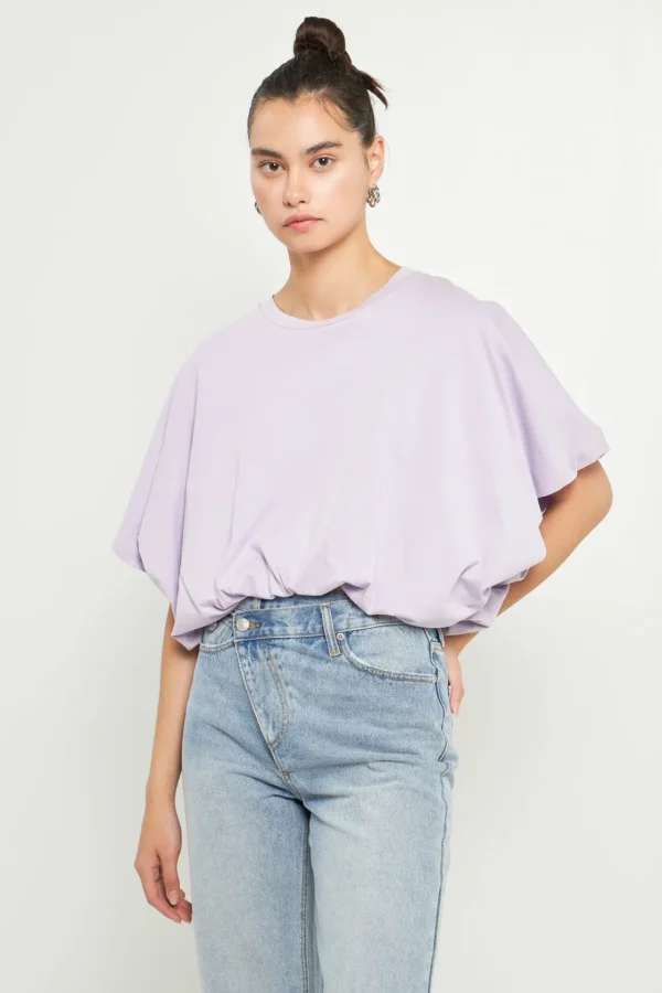 GREY LAB Tops*- High-Low Cropped T-Shirt