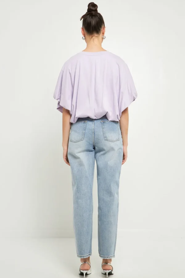 GREY LAB Tops*- High-Low Cropped T-Shirt