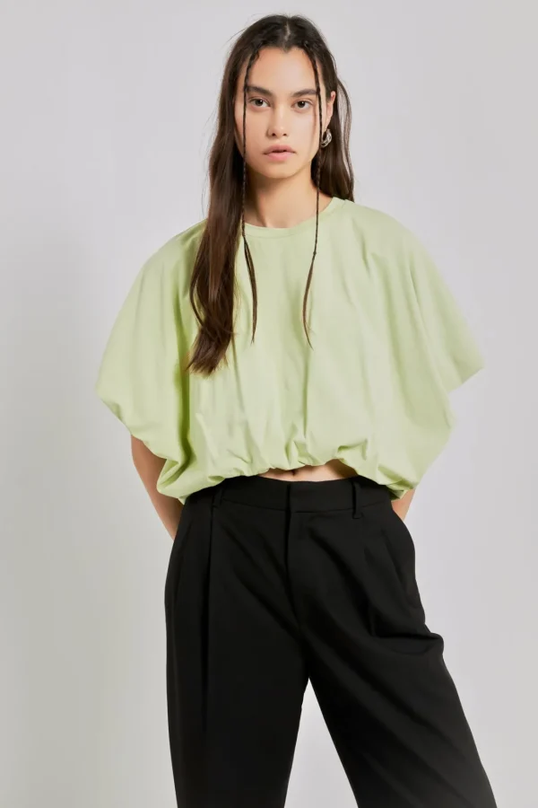 GREY LAB Tops*- High-Low Cropped T-Shirt