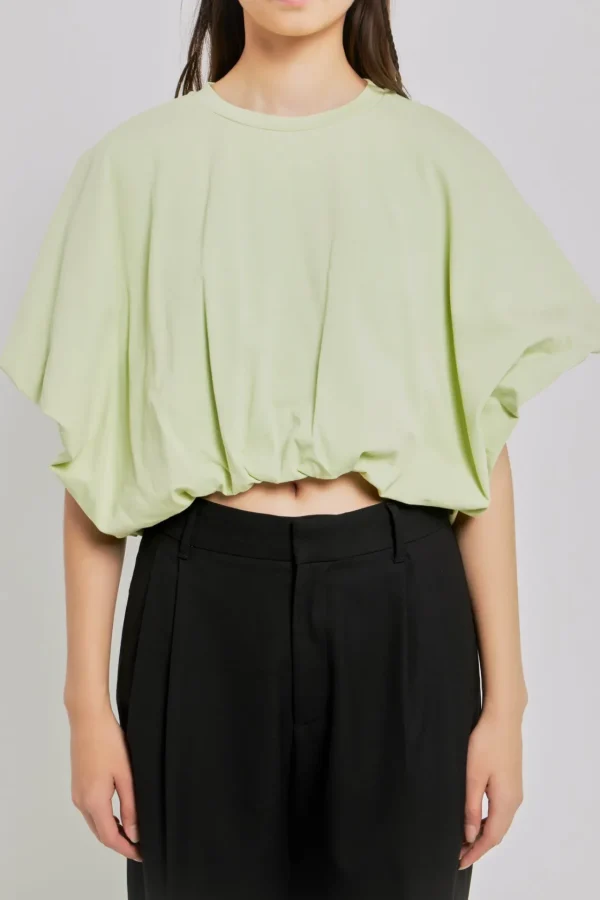 GREY LAB Tops*- High-Low Cropped T-Shirt