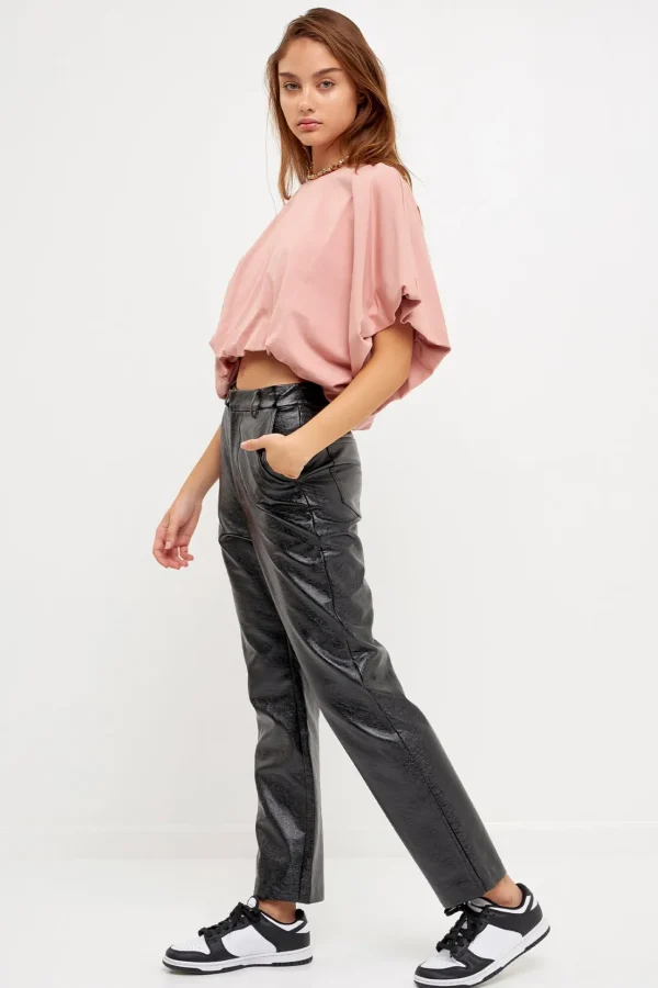 GREY LAB Tops*- High-Low Cropped T-Shirt