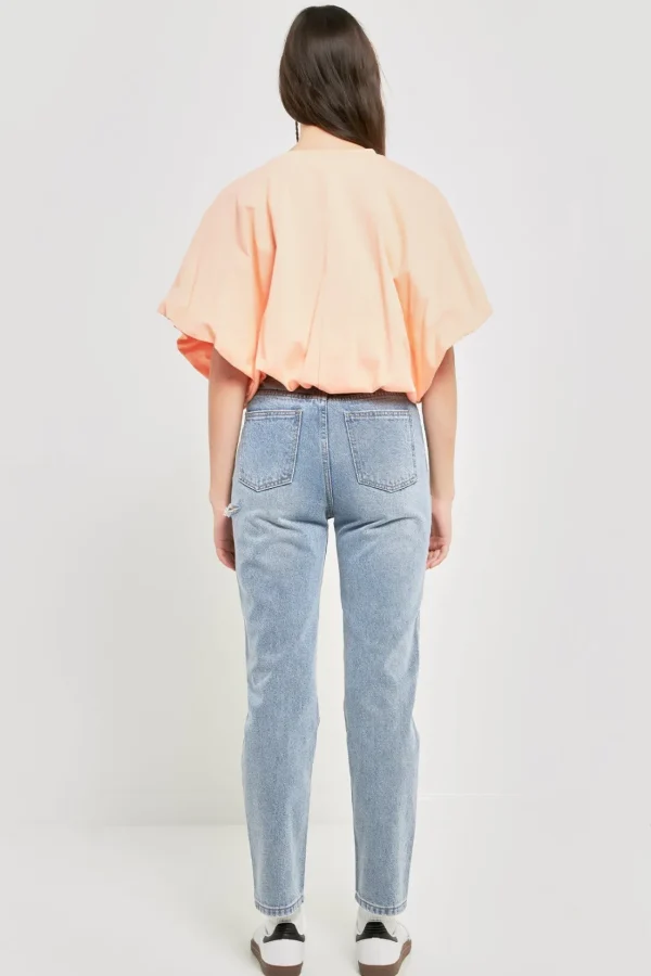 GREY LAB Tops*- High-Low Cropped T-Shirt