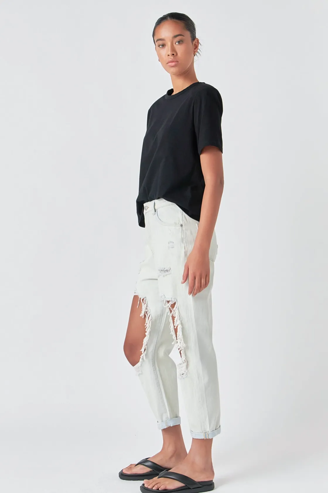 grey_lab__highly_distress_2.webp GREY LAB Denim | Tops*- Highly Distressed Jeans LIGHTDENIM