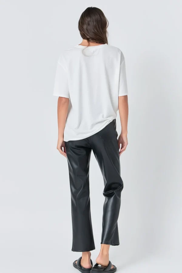 GREY LAB Pants | Tops*- High-Waisted Faux Leather Pants