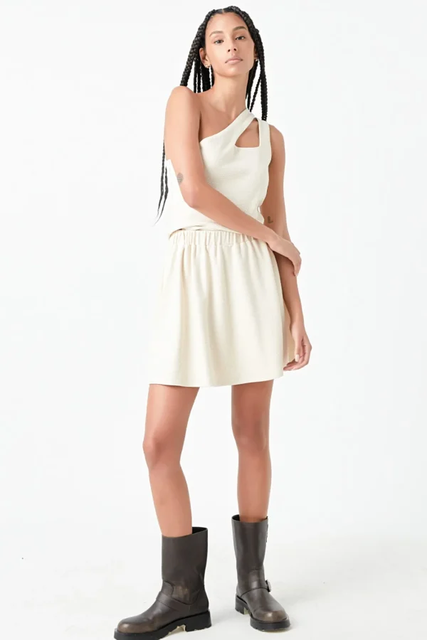 GREY LAB Loungewear | Sweaters & Knits*- Knit Mini Skirt BEIGE