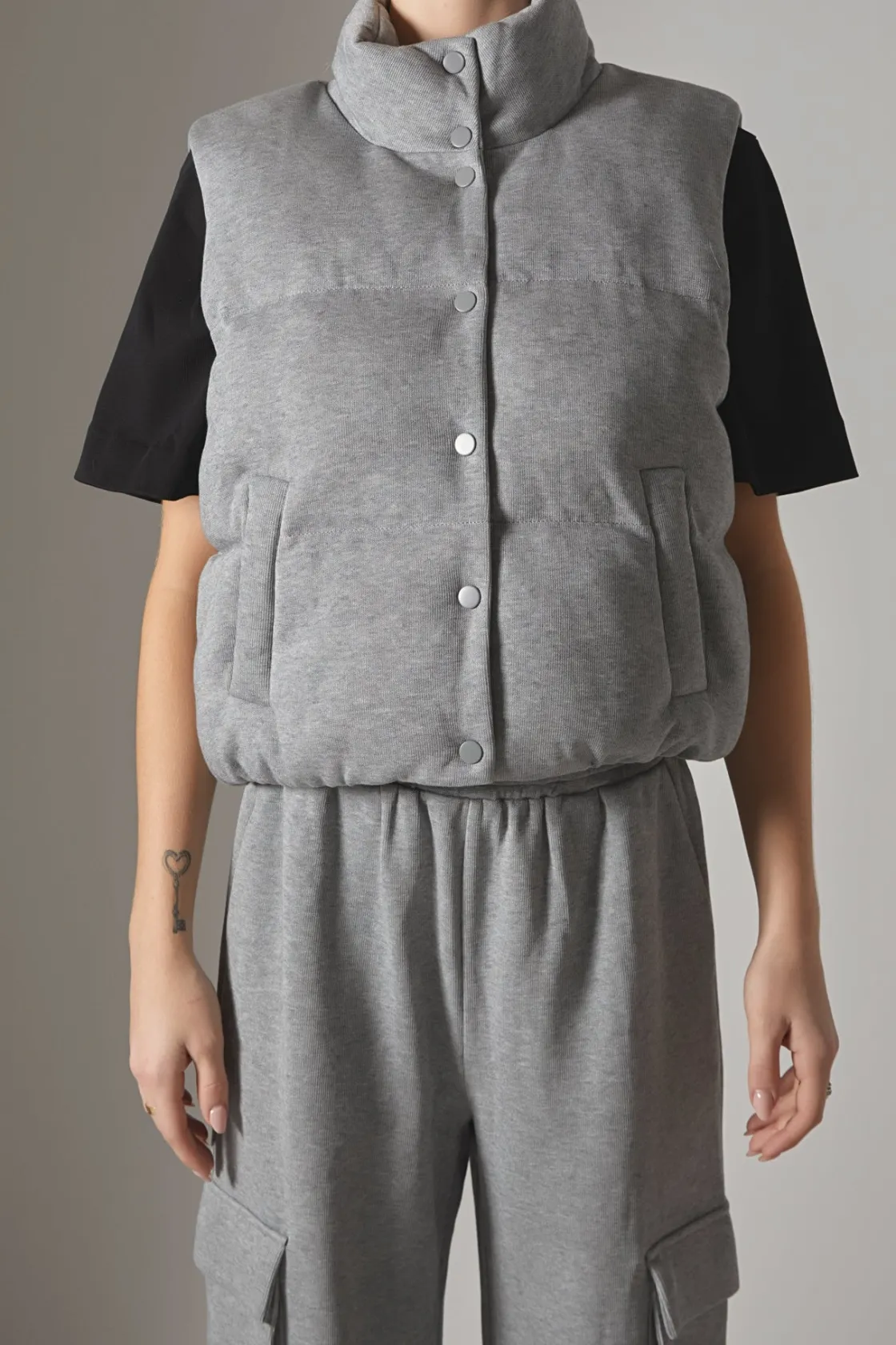 grey_lab__knit_puffer_ves_5.webp GREY LAB Sweaters & Knits | Matching Sets*- Knit Puffer Vest