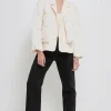 GREY LAB Jackets & Coats | Tops*- Layered Quilted Jacket CREAM