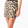 GREY LAB Skirts | Tops*- Knit Mini Skirt LEOPARD