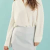 GREY LAB Shirts & Blouses | Tops*- Lightweight Collared Dress Shirt