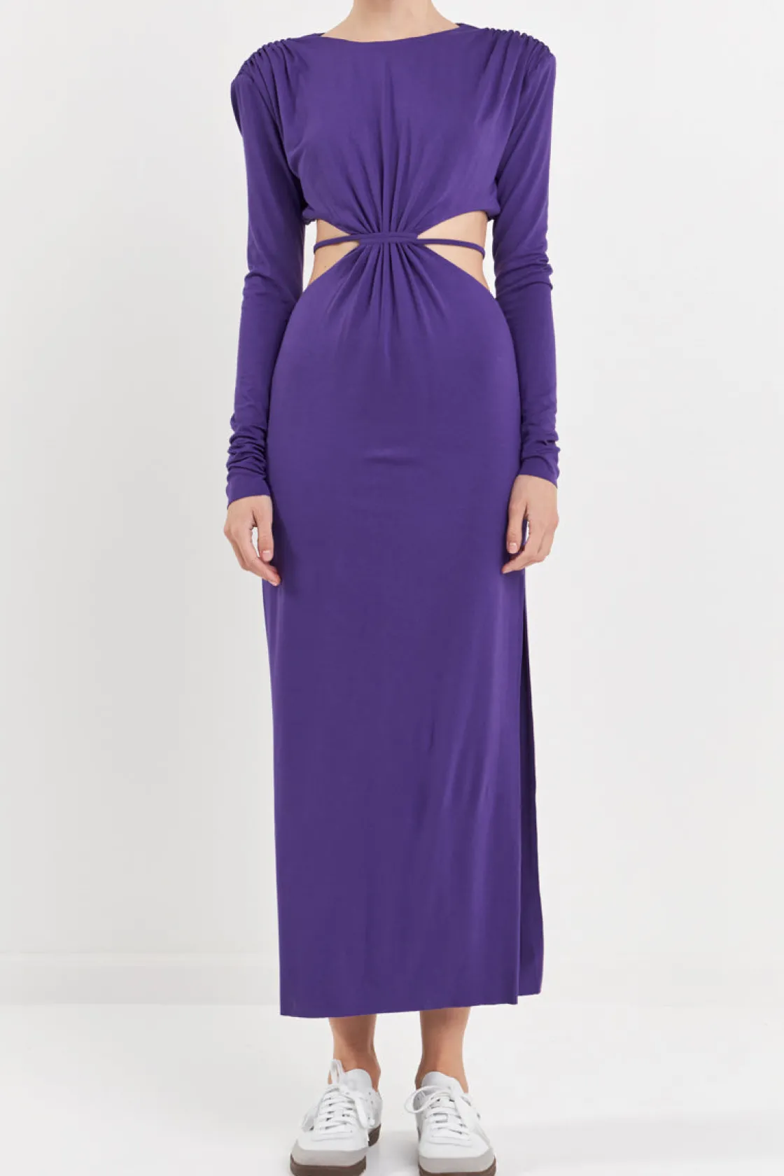 grey_lab__long_sleeve_ope_10.webp GREY LAB Tops*- Long Sleeve Open-Back Maxi Dress
