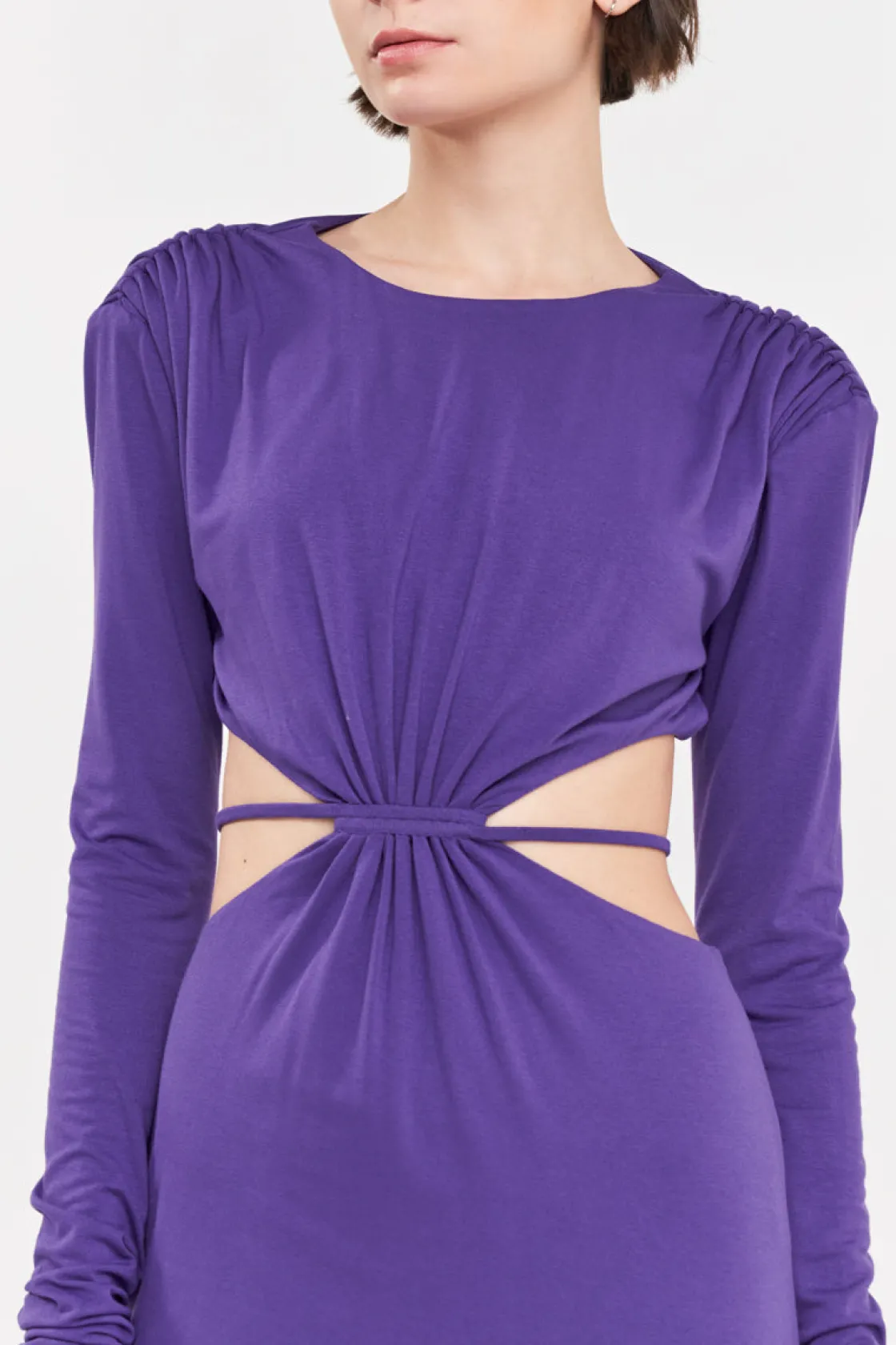 grey_lab__long_sleeve_ope_8.webp GREY LAB Tops*- Long Sleeve Open-Back Maxi Dress