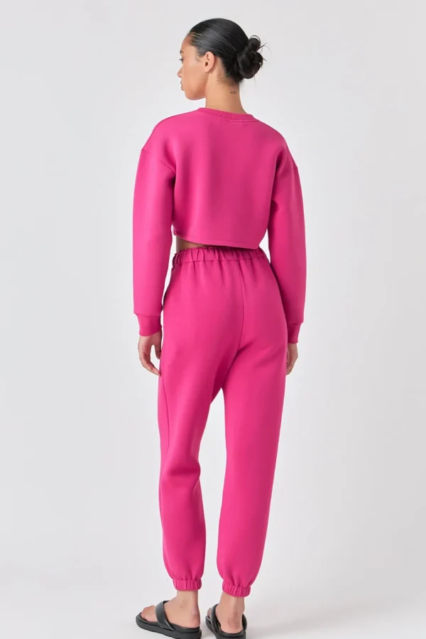 GREY LAB Loungewear | Matching Sets*- Loungewear Cropped Sweatshirt
