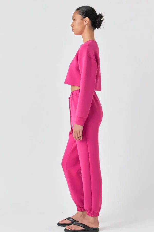 GREY LAB Loungewear | Matching Sets*- Loungewear Cropped Sweatshirt