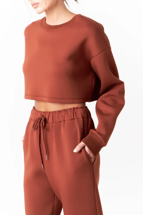 GREY LAB Loungewear | Matching Sets*- Loungewear Cropped Sweatshirt