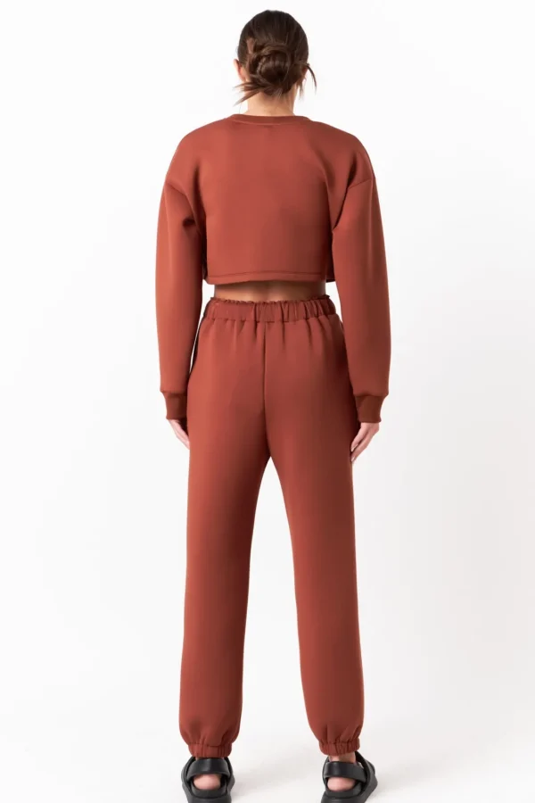 GREY LAB Loungewear | Matching Sets*- Loungewear Cropped Sweatshirt