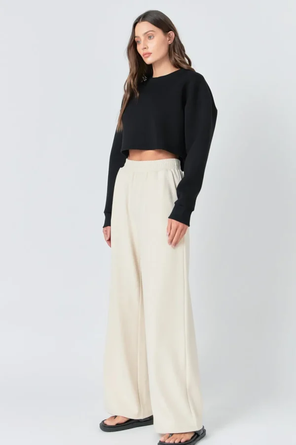 GREY LAB Loungewear | Matching Sets*- Loungewear Cropped Sweatshirt