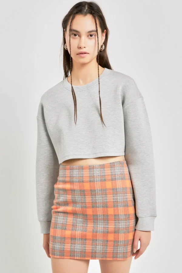 GREY LAB Loungewear | Matching Sets*- Loungewear Cropped Sweatshirt