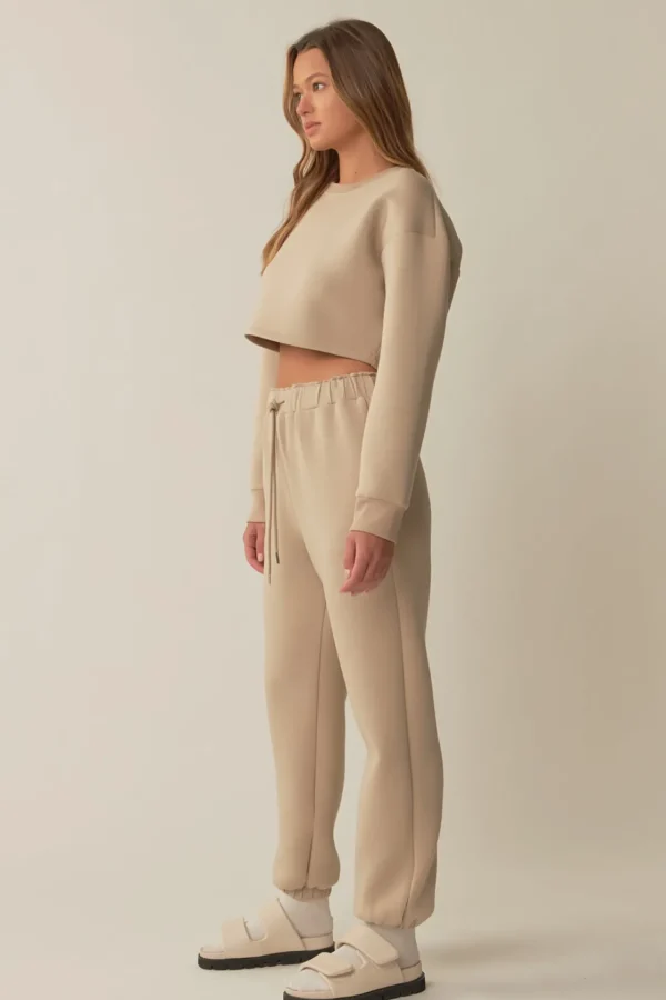 GREY LAB Loungewear | Matching Sets*- Loungewear Cropped Sweatshirt