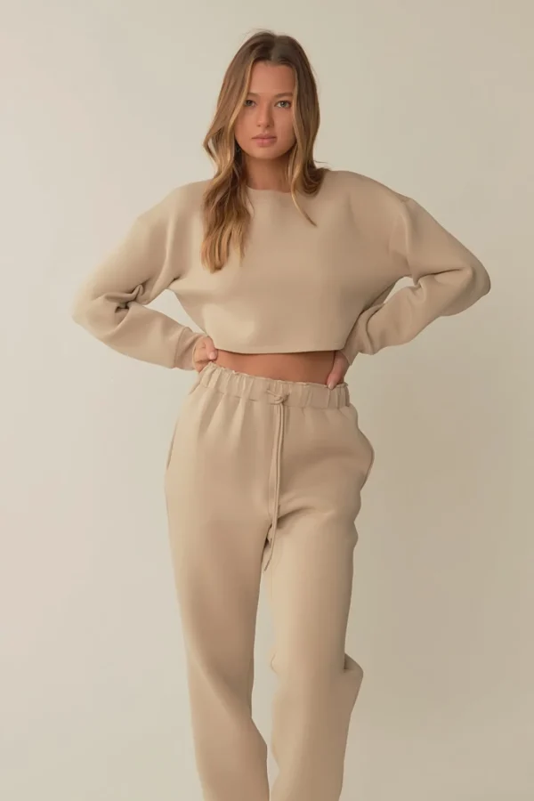 GREY LAB Matching Sets | Tops*- Loungewear Pants Scuba Joggers