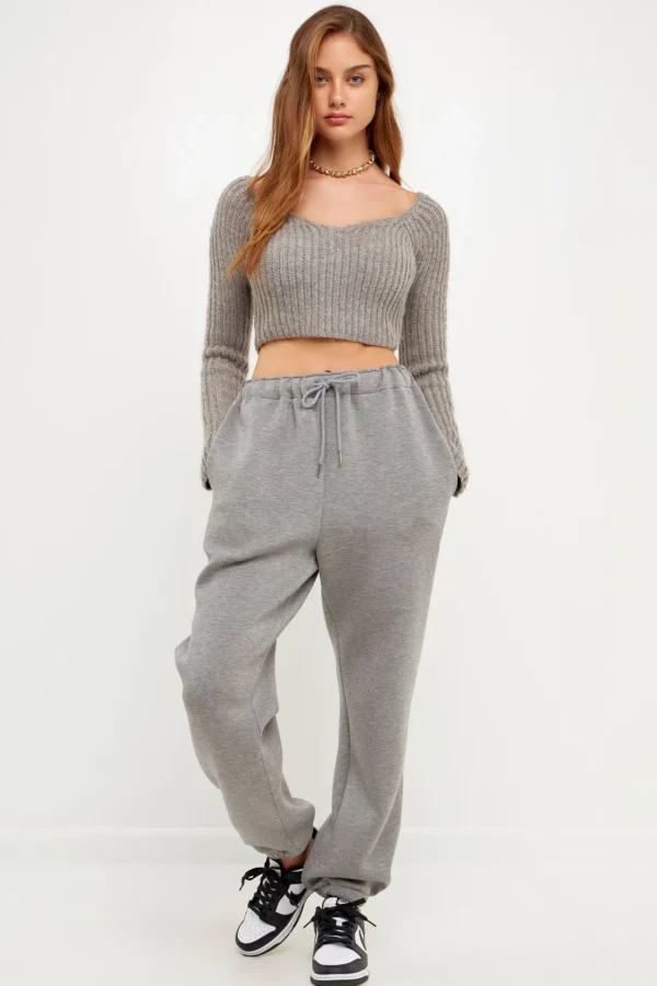 GREY LAB Matching Sets | Tops*- Loungewear Pants Scuba Joggers