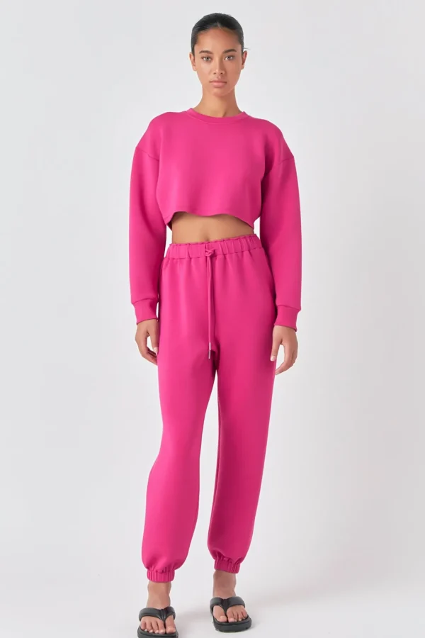 GREY LAB Matching Sets | Tops*- Loungewear Pants Scuba Joggers