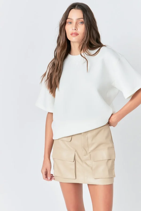 GREY LAB Matching Sets | Skirts*- Low Waisted Cargo Mini Skirt TAUPE