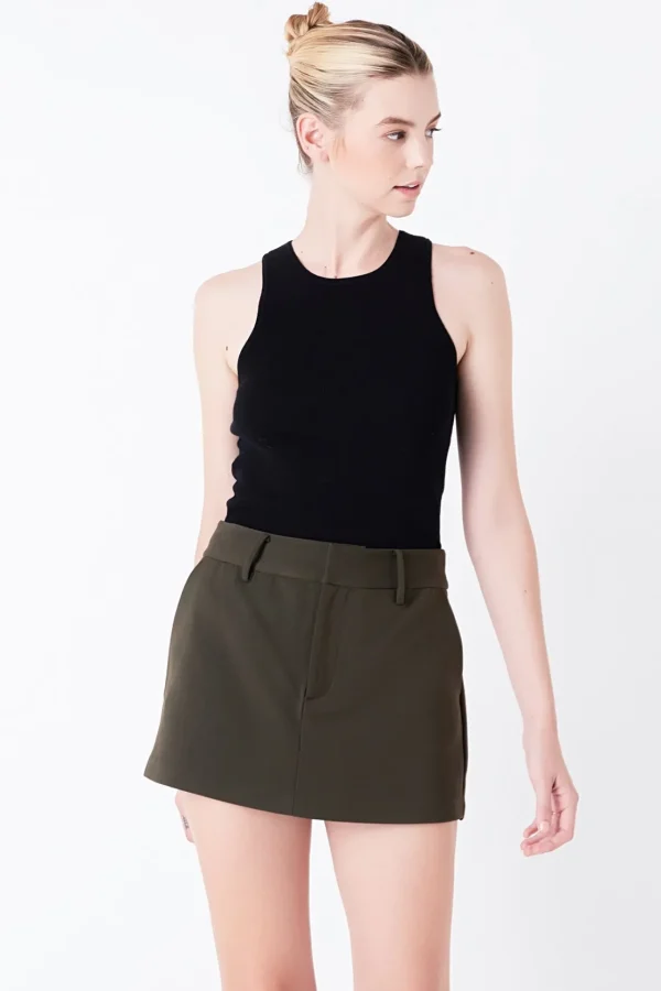 GREY LAB Matching Sets | Tops*- Low Waisted Mini Skort